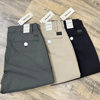 Men's Recycled-Blend Stretch Twill Chino Formal Long Pant — Wholesale Bangladesh