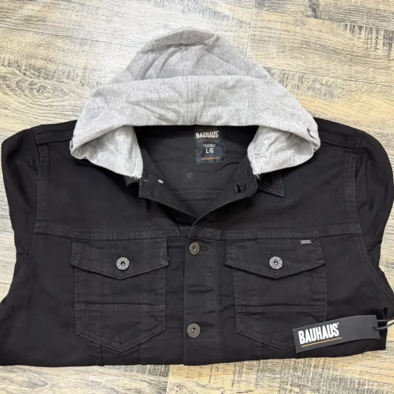 Men's Original Export Quality Cotton Twill Hooded Jacket — Wholesale Bangladesh