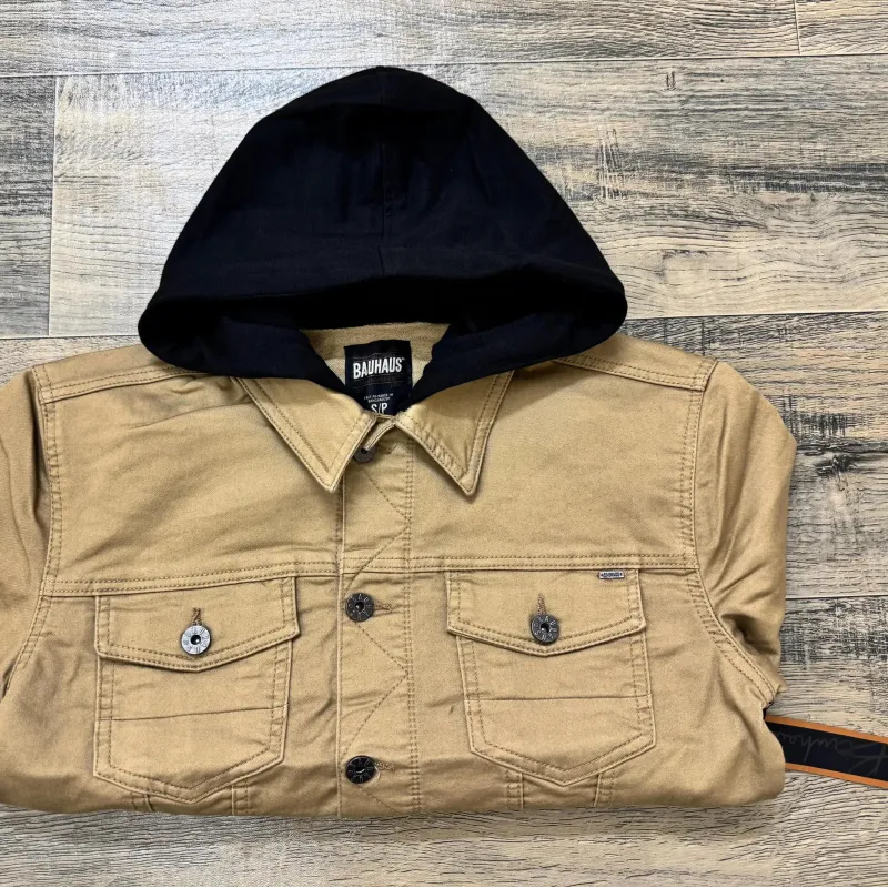 Men's Original Export Quality Cotton Twill Hooded Jacket — Wholesale Bangladesh