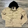 Men's Original Export Quality Cotton Twill Hooded Jacket — Wholesale Bangladesh