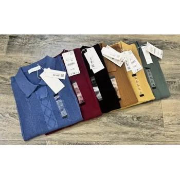 Men's 4-Gauge Sweater-Style Polo Shirt — Wholesale Bangladesh