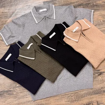 Men's Premium Multi-Colour Sweater Polo Shirt (10 Colours) — Wholesale Bangladesh