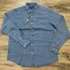 Men's Premium Denim Long Sleeve Shirt — Wholesale Bangladesh