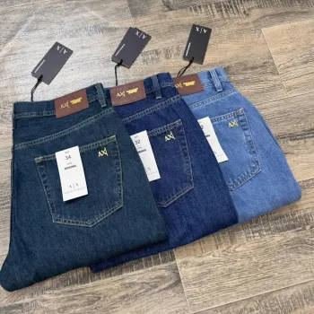 Men's Premium 5-Pocket Straight-Leg Cotton Jeans (3 Washes, Sizes 30–38) — Wholesale Bangladesh