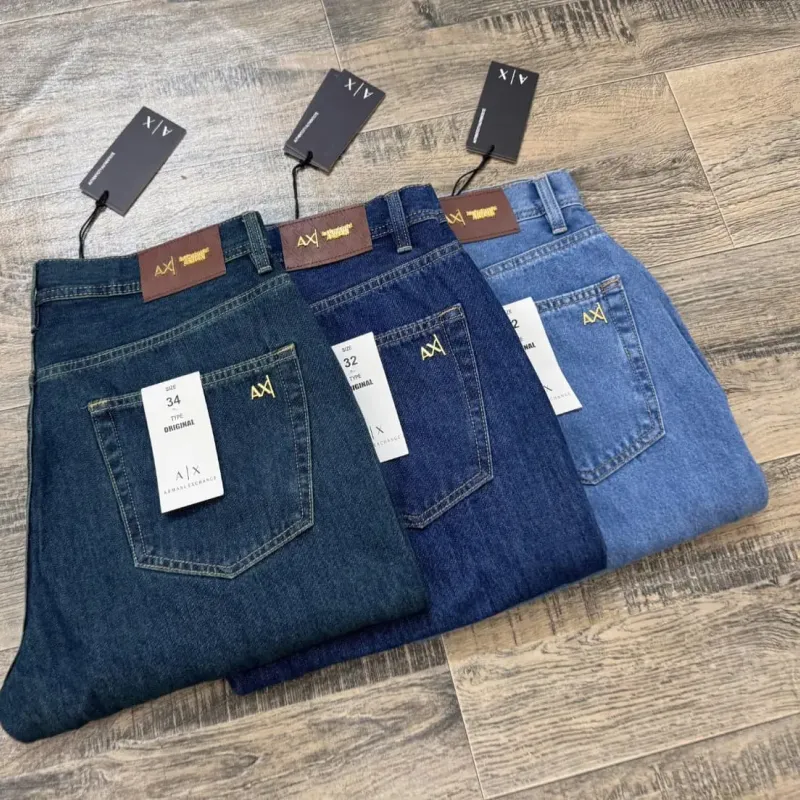 Men's Premium 5-Pocket Straight-Leg Cotton Jeans (3 Washes, Sizes 30–38) — Wholesale Bangladesh
