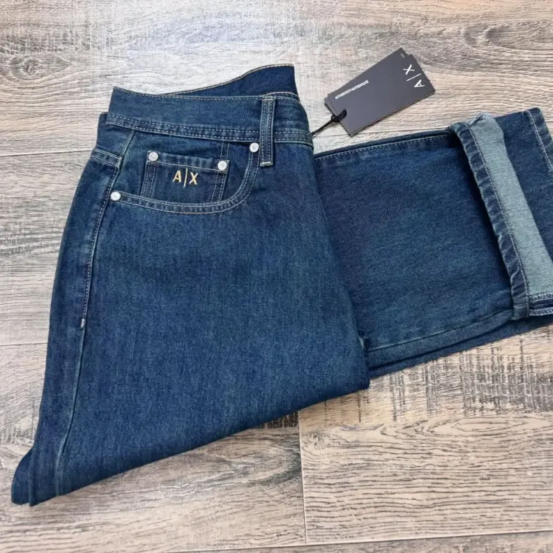 Men's Premium 5-Pocket Straight-Leg Cotton Jeans (3 Washes, Sizes 30–38) — Wholesale Bangladesh