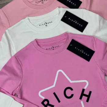 Boys' Premium Cotton Terry Sweatshirt (Pink, White, Rose — Sizes 8–12 Years) — Wholesale Bangladesh