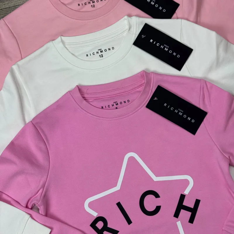 Boys' Premium Cotton Terry Sweatshirt (Pink, White, Rose — Sizes 8–12 Years) — Wholesale Bangladesh