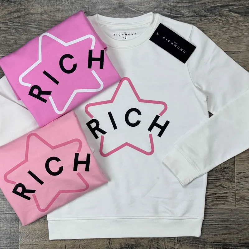 Boys' Premium Cotton Terry Sweatshirt (Pink, White, Rose — Sizes 8–12 Years) — Wholesale Bangladesh
