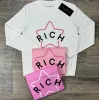 Boys' Premium Cotton Terry Sweatshirt (Pink, White, Rose — Sizes 8–12 Years) — Wholesale Bangladesh