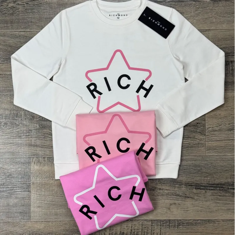 Boys' Premium Cotton Terry Sweatshirt (Pink, White, Rose — Sizes 8–12 Years) — Wholesale Bangladesh