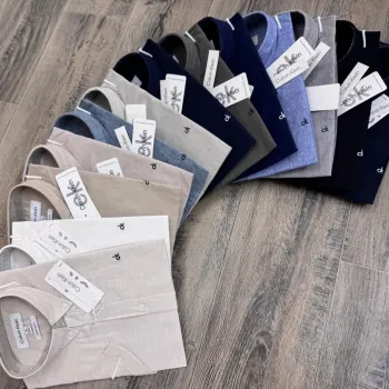 Men's Premium Solid Short-Sleeve Remi Cotton Shirt (11 Colours) — Wholesale Bangladesh