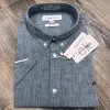Men's Premium Solid Short-Sleeve Remi Cotton Shirt (11 Colours) — Wholesale Bangladesh