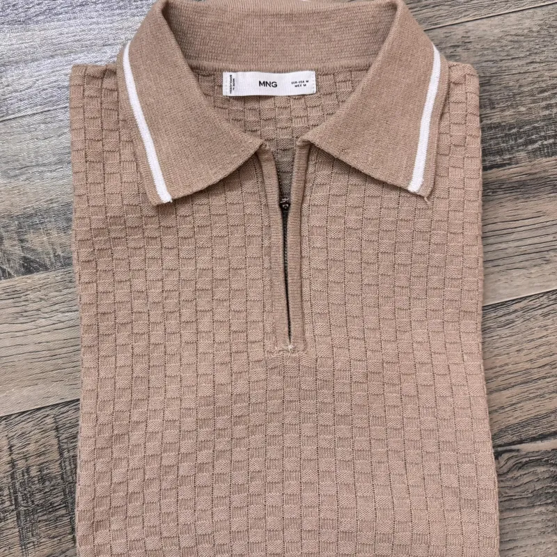 Men's Premium Cotton Sweater Polo Shirt (5 Curated Colours) — Wholesale Bangladesh