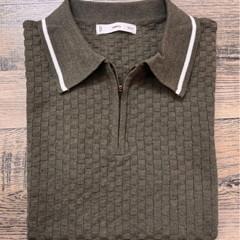 Men's Premium Cotton Sweater Polo Shirt (5 Curated Colours) — Wholesale Bangladesh