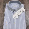 Men's Premium Long-Sleeve Striped Remi Cotton Shirt (11 Colours) — Wholesale Bangladesh