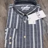 Men's Premium Long-Sleeve Striped Remi Cotton Shirt (11 Colours) — Wholesale Bangladesh