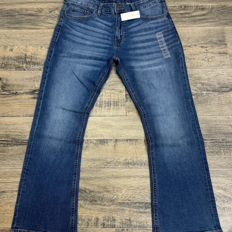 Men's Premium Classic Boot Cut Cotton Jeans (Sizes 30-40, 4 Washes) — Wholesale Bangladesh