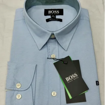 Men's Premium Heavyweight Solid Oxford Cotton Long-Sleeve Shirt — Wholesale Bangladesh