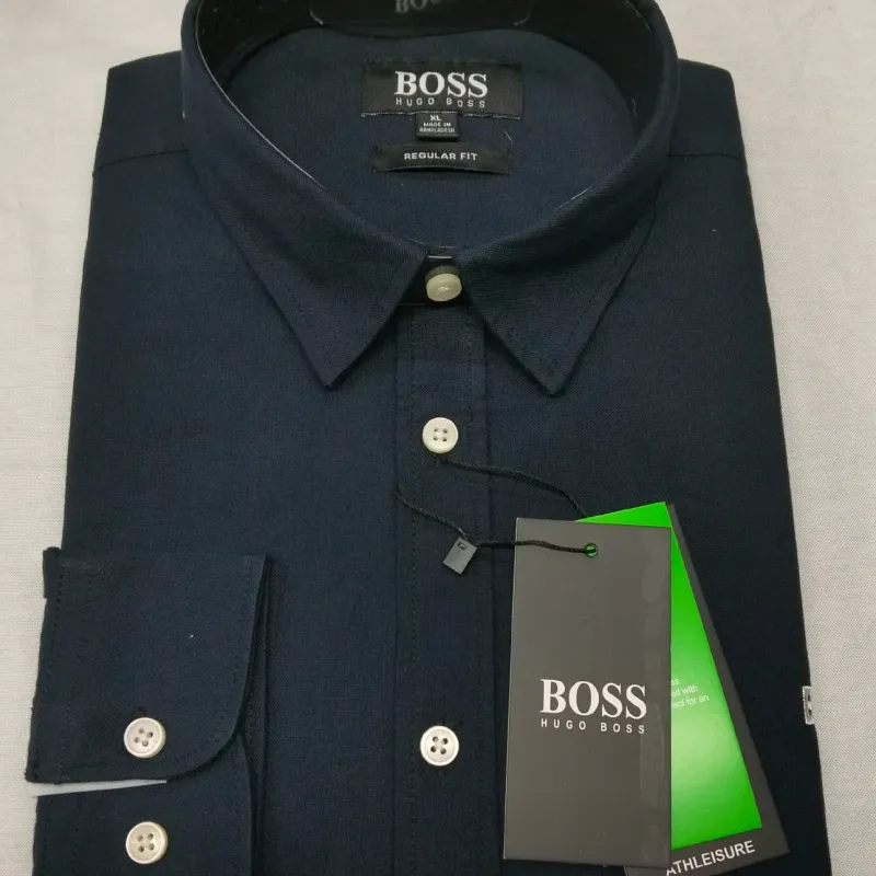 Men's Premium Heavyweight Solid Oxford Cotton Long-Sleeve Shirt — Wholesale Bangladesh