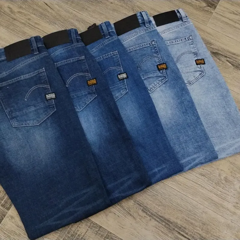 Men's Premium 5-Wash Classic Straight Leg Denim Jeans (Sizes 30-40) — Wholesale Bangladesh