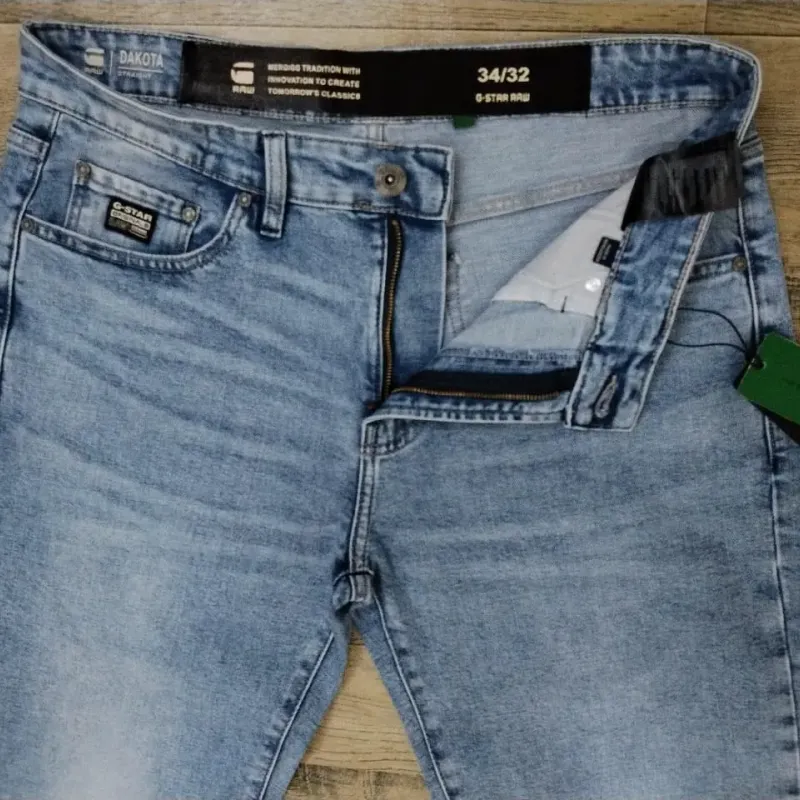 Men's Premium 5-Wash Classic Straight Leg Denim Jeans (Sizes 30-40) — Wholesale Bangladesh