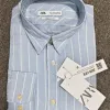 Men's Premium Heavyweight Long-Sleeve Striped Remi Cotton Shirt — Wholesale Bangladesh