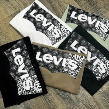 Levi’s Men's Premium Stylish Round Neck Short Sleeve T-Shirt Wholesale Bangladesh