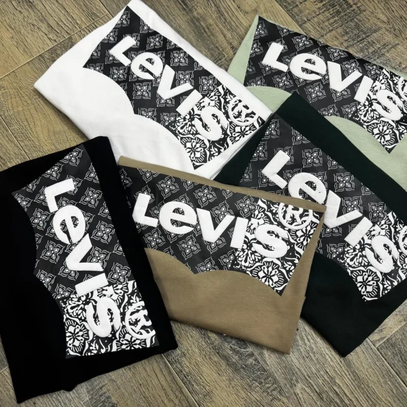 Levi’s Men's Premium Stylish Round Neck Short Sleeve T-Shirt Wholesale Bangladesh