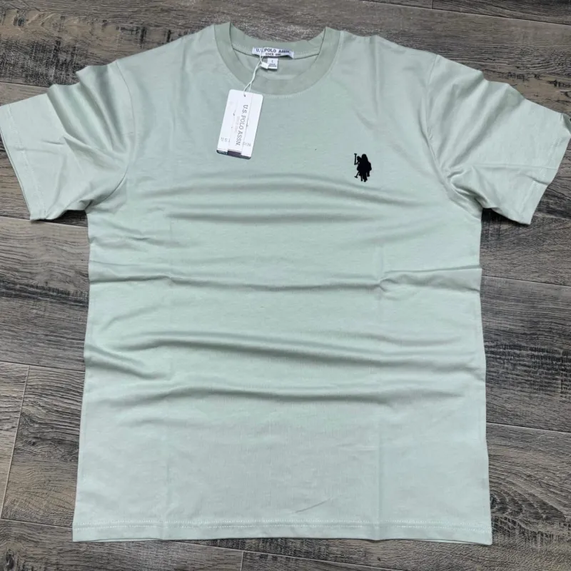 US Polo Men's Premium Stylish Round Neck Short Sleeve T-Shirt Wholesale Bangladesh