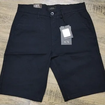 Armani Exchange Men's Premium Stylish Original Export Quality Cotton Twill Short Pant Wholesale Bangladesh Armani Exchange Men's Premium Stylish Original Export Quality Cotton Twill Short Pant Wholesale Bangladesh