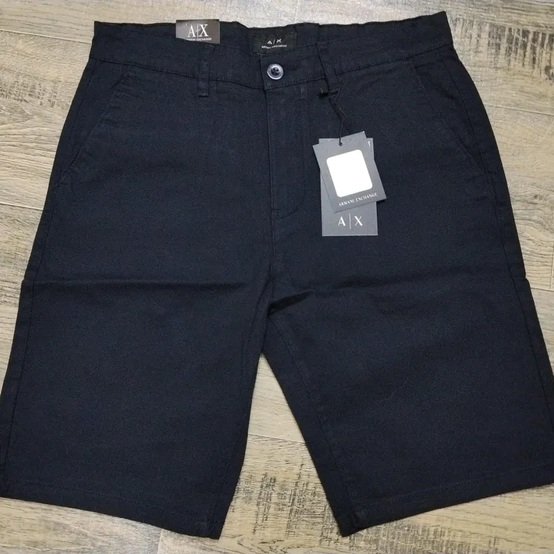 Armani Exchange Men's Premium Stylish Original Export Quality Cotton Twill Short Pant Wholesale Bangladesh Armani Exchange Men's Premium Stylish Original Export Quality Cotton Twill Short Pant Wholesale Bangladesh