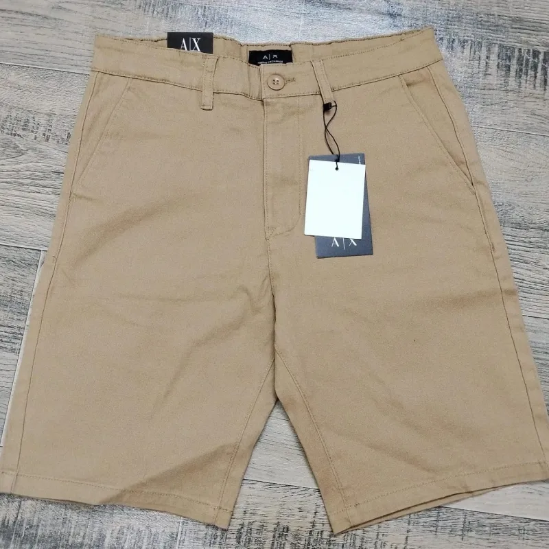 Armani Exchange Men's Premium Stylish Original Export Quality Cotton Twill Short Pant Wholesale Bangladesh Armani Exchange Men's Premium Stylish Original Export Quality Cotton Twill Short Pant Wholesale Bangladesh