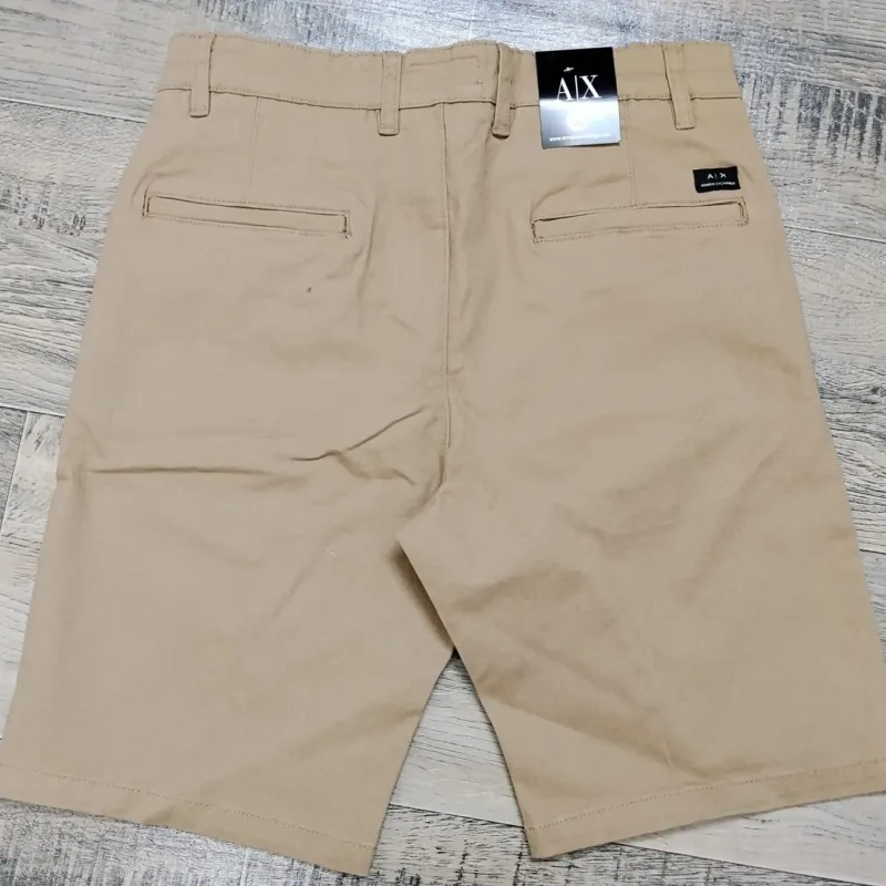 Armani Exchange Men's Premium Stylish Original Export Quality Cotton Twill Short Pant Wholesale Bangladesh Armani Exchange Men's Premium Stylish Original Export Quality Cotton Twill Short Pant Wholesale Bangladesh