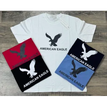 American Eagle Men's Premium Stylish Round Neck Short Sleeve T-Shirt Wholesale Bangladesh