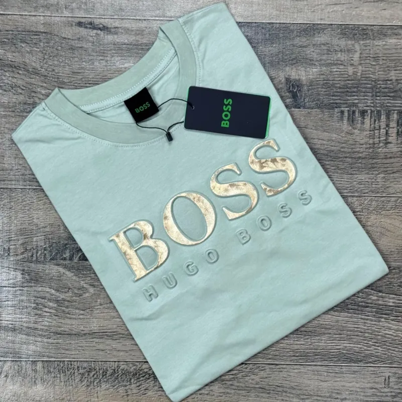 Boss Men's Premium Stylish Round Neck Short Sleeve T-Shirt Wholesale Bangladesh