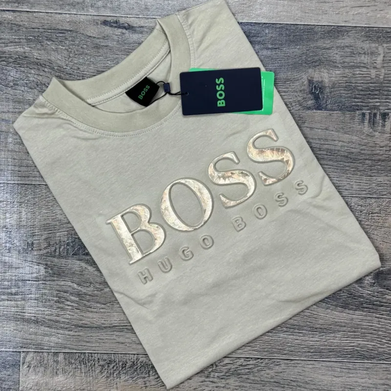 Boss Men's Premium Stylish Round Neck Short Sleeve T-Shirt Wholesale Bangladesh