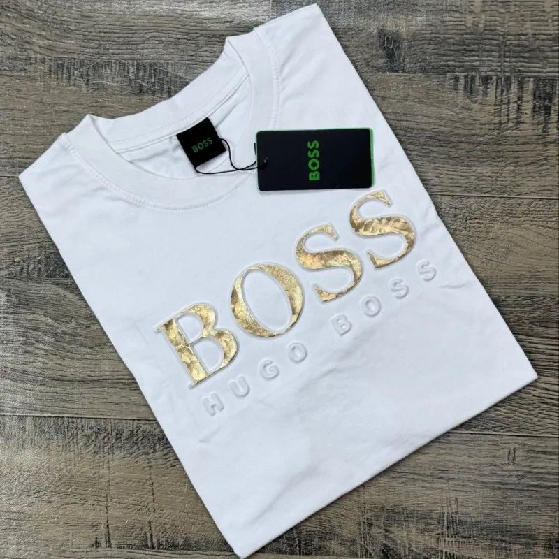 Boss Men's Premium Stylish Round Neck Short Sleeve T-Shirt Wholesale Bangladesh