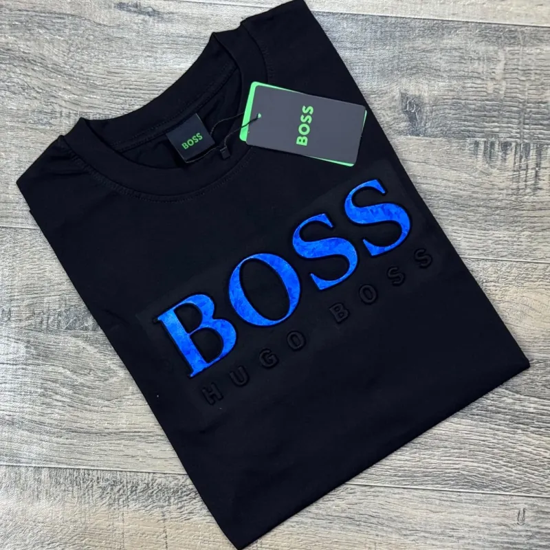 Boss Men's Premium Stylish Round Neck Short Sleeve T-Shirt Wholesale Bangladesh