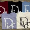 Dior Men's Premium Stylish Round Neck Short Sleeve T-Shirt Wholesale Bangladesh