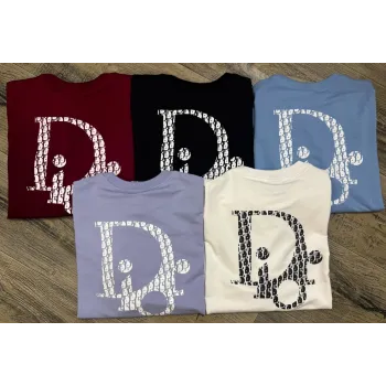 Dior Men's Premium Stylish Round Neck Short Sleeve T-Shirt Wholesale Bangladesh