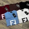 Fendi Men's Premium Stylish Round Neck Short Sleeve T-Shirt Wholesale Bangladesh