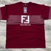 Fendi Men's Premium Stylish Round Neck Short Sleeve T-Shirt Wholesale Bangladesh