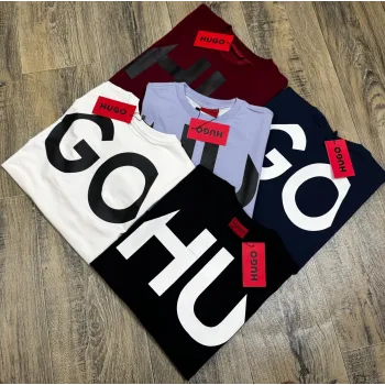 Hugo Men's Premium Stylish Round Neck Short Sleeve T-Shirt Wholesale Bangladesh