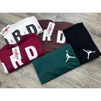 Jordan Men's Premium Stylish Round Neck Short Sleeve T-Shirt Wholesale Bangladesh