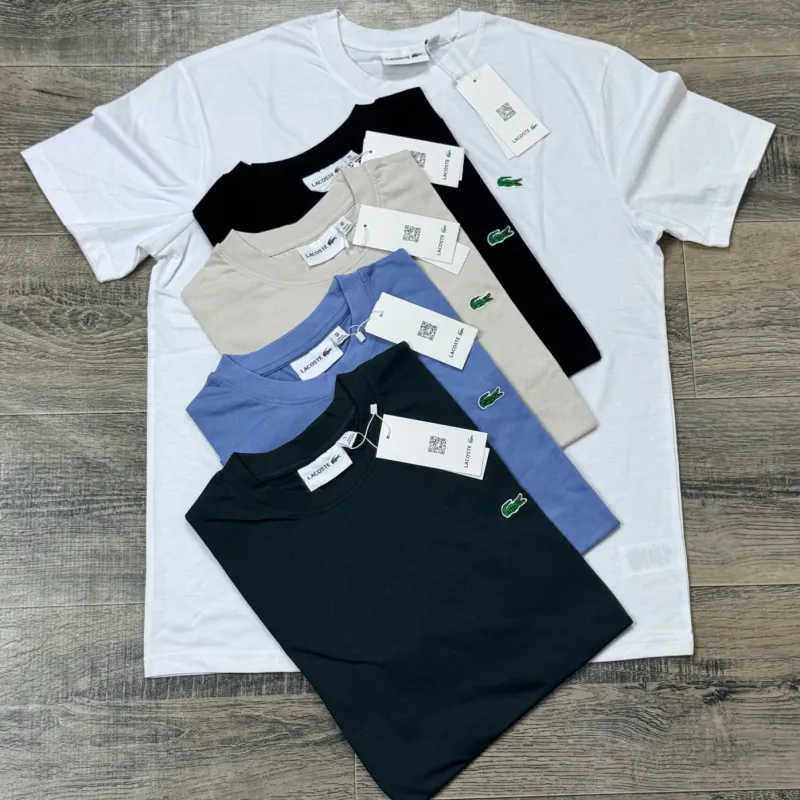 Lacoste Men's Premium Stylish Round Neck Short Sleeve T-Shirt Wholesale Bangladesh