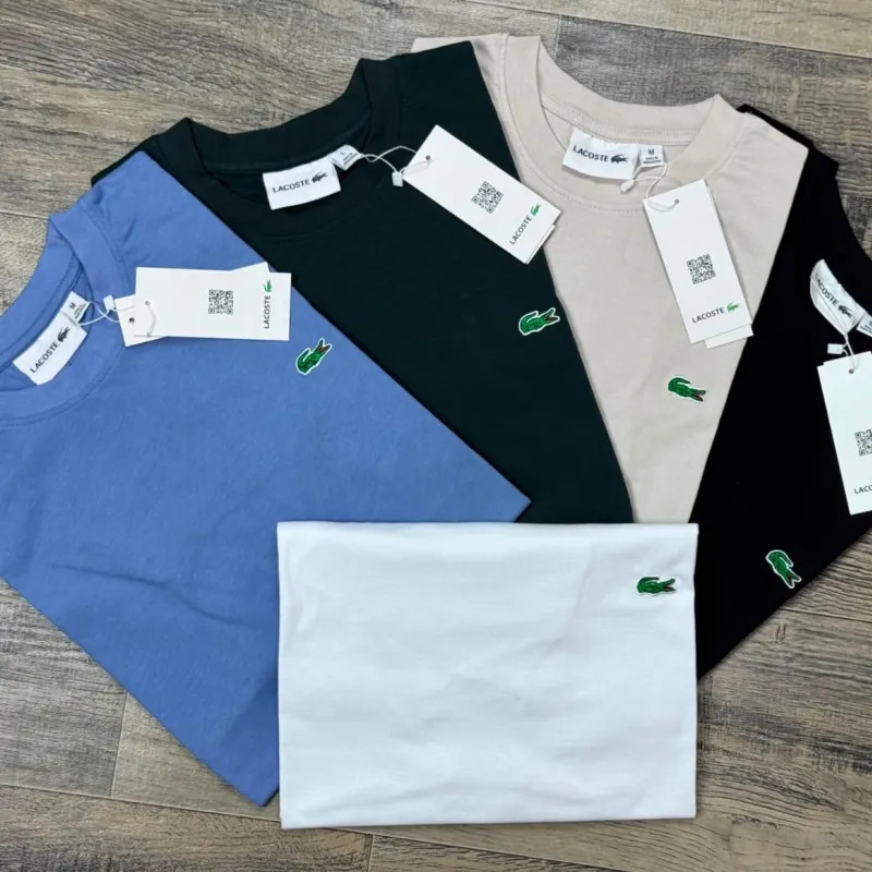 Lacoste Men's Premium Stylish Round Neck Short Sleeve T-Shirt Wholesale Bangladesh