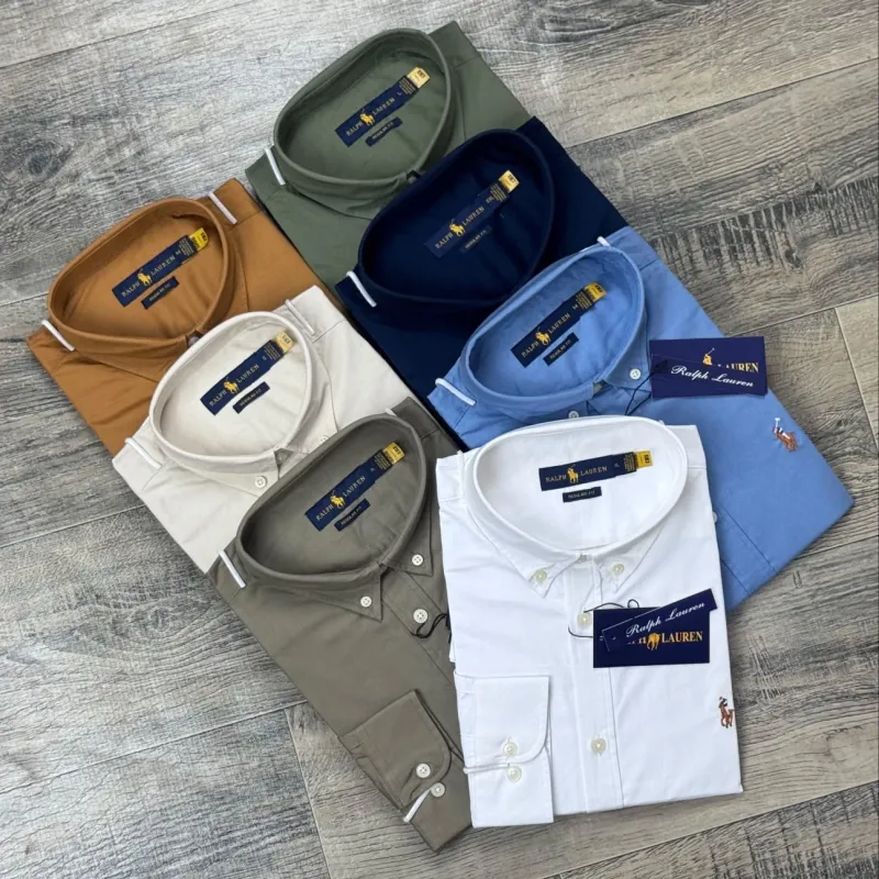 Ralph Lauren Men's Premium Stylish Remi Cotton Check Shirt Wholesale Bangladesh