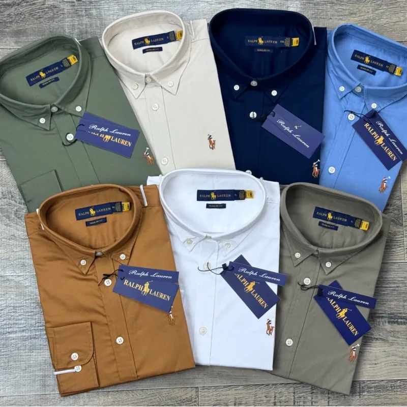 Ralph Lauren Men's Premium Stylish Remi Cotton Check Shirt Wholesale Bangladesh