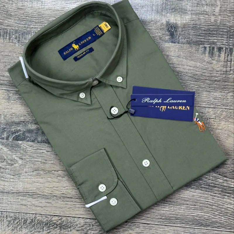 Ralph Lauren Men's Premium Stylish Remi Cotton Check Shirt Wholesale Bangladesh